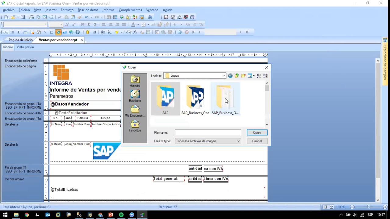 Crystal Reports - Opciones avanzadas de agrupación