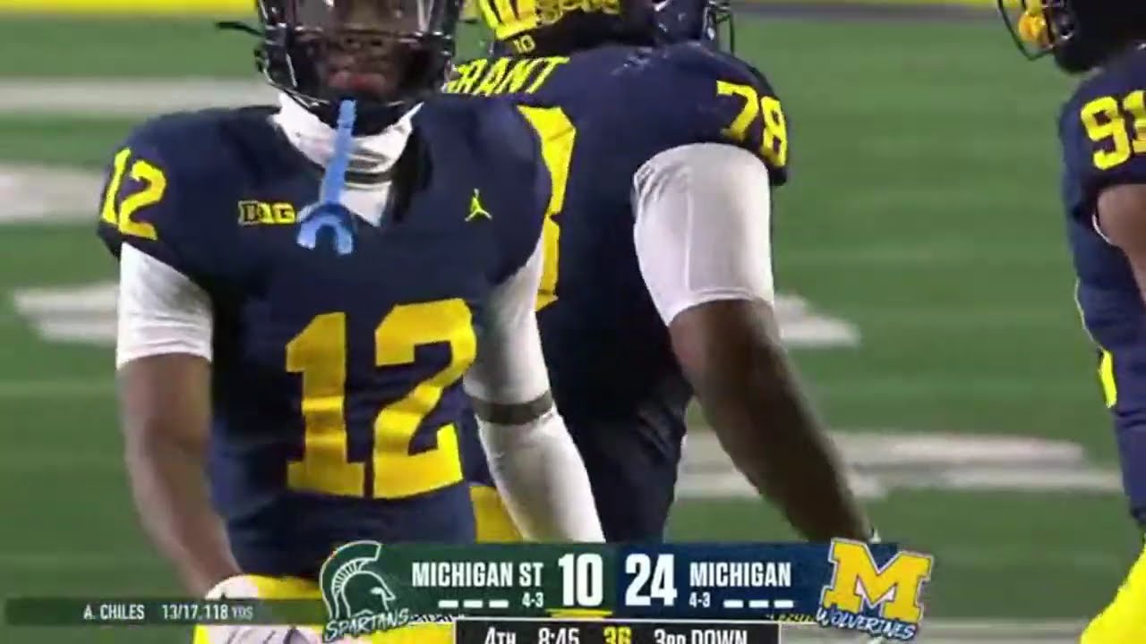 Michigan State vs. Michigan LIVE HD | NCAAF 2024 | College Football Week 9