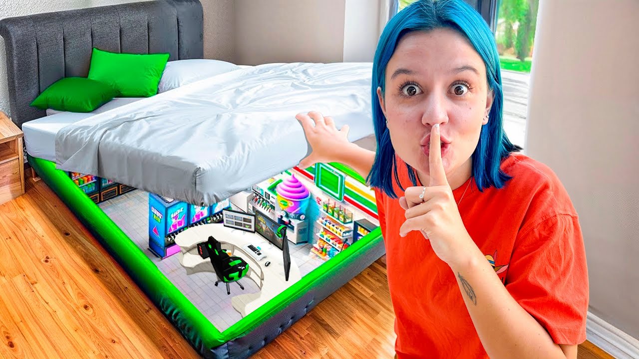 CONSTRU&Iacute; UM QUARTO SECRETO GAMER