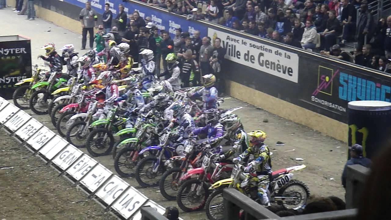 Supercross Genève 3 decembre Finale départ