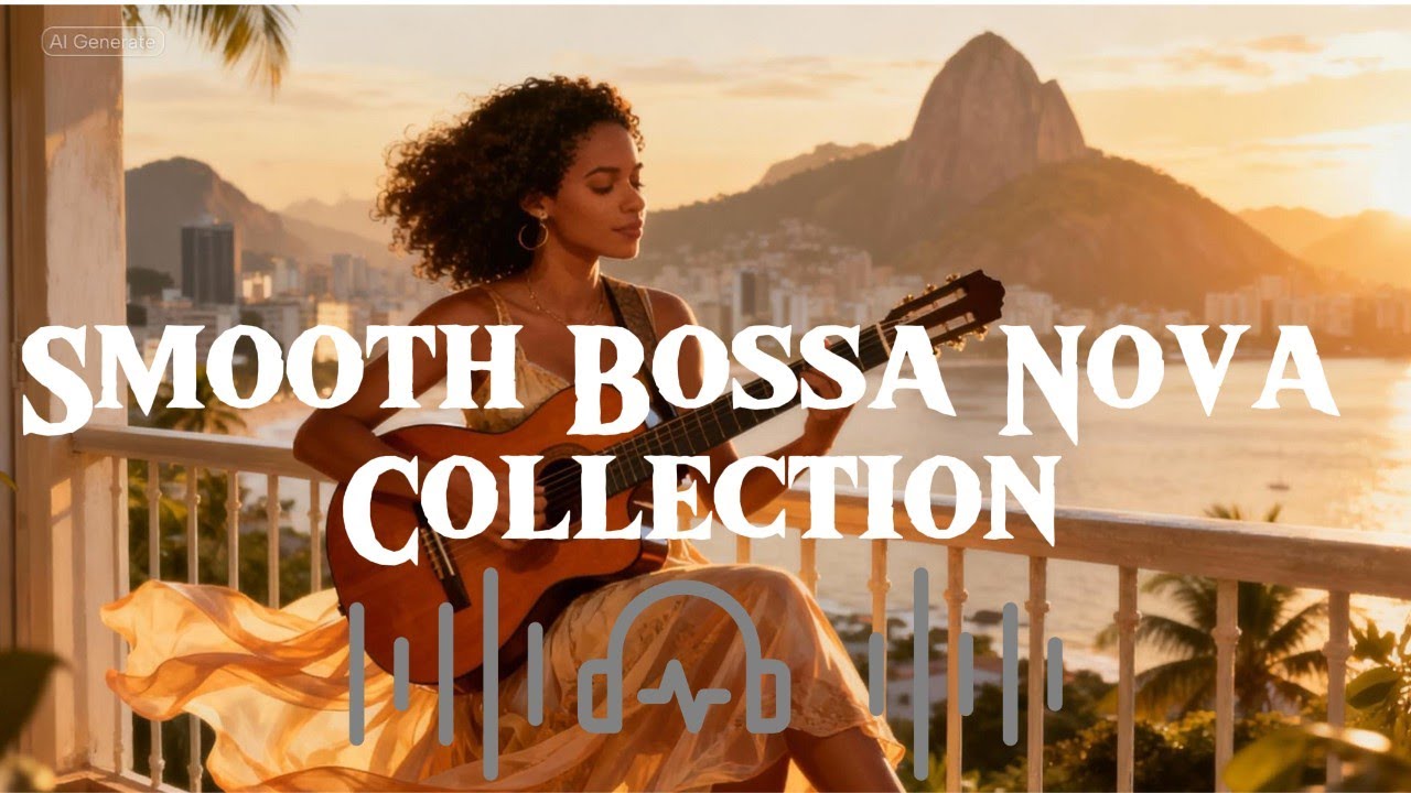 Smooth Bossa Nova Collection ☕🌴 | Relaxing Brazilian Jazz Guitar for Work, Café & Summer