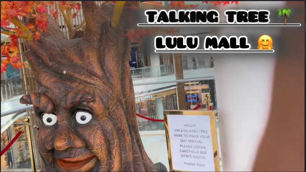 Talking Tree 🌴 || Lulu Mall🤗 || Car Fir Nhi Bani 🥺🥺