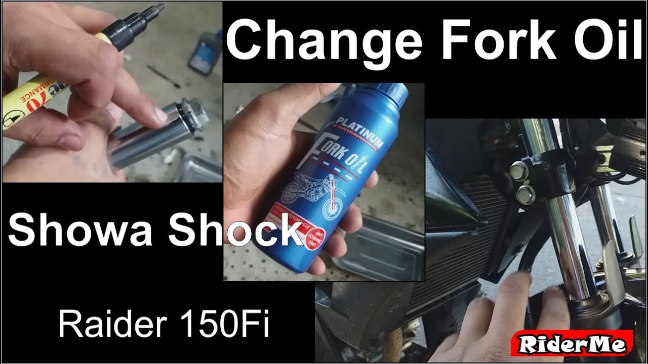 DIY Change Fork Oil on Raider 150Fi | Showa Front Shock Absorber