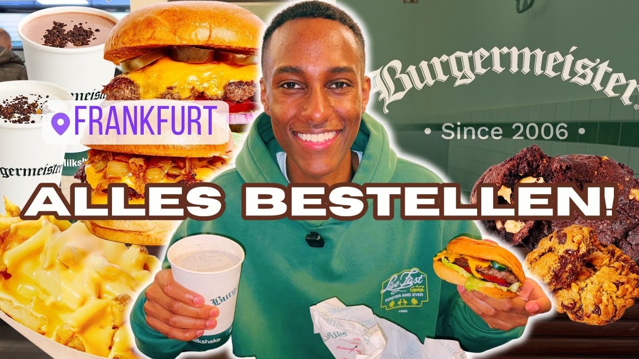 DER BURGERMEISTER IN FRANKFURT🍔😱 - NEUERÖFFNUNG in FRANKFURT😋