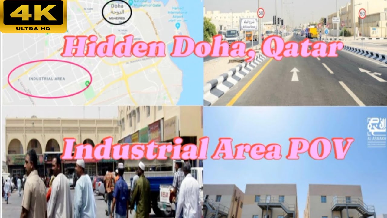 #hidden #dohaqatar #laborworkers #industrialarea #pov #drive