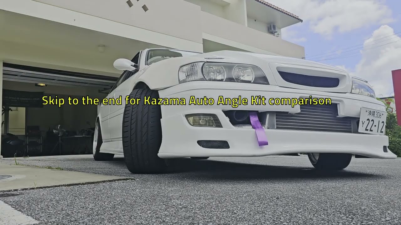 Kazama Auto Knuckles, Angle Kit, Installation, JZX100 Toyota Chaser, Mark II, JZX110, Kazama Auto