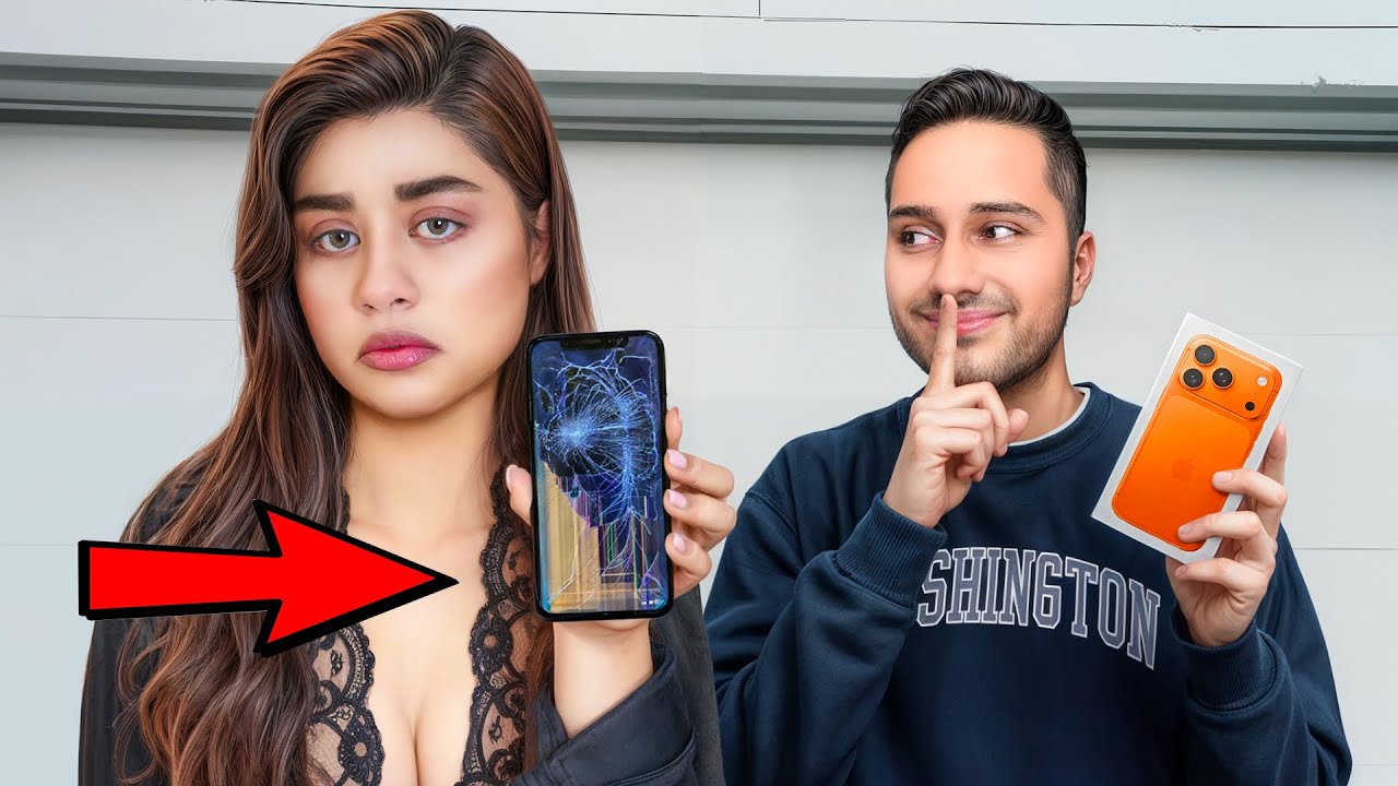 گوشی پردیسو از پنجره ماشین پرت کردم بیرون !! براش ایفون ۱۷ خریدم