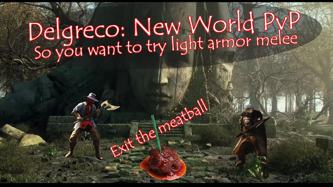 Light Armor Melee Tips with PvP Clips - New World Great Axe / Spear & Hatchet