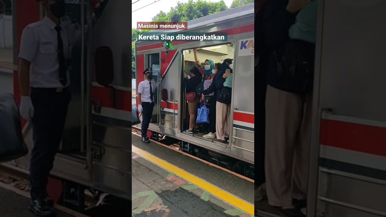Kereta ke Bogor siap berangkat | #shorst |#krl |#trainspeed | #trainsapsanspeed