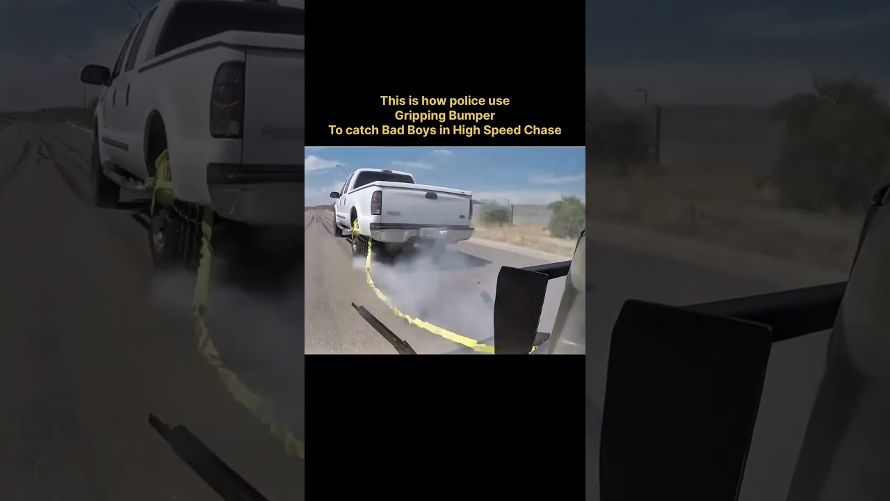 How Gripping Bumper Works: Grappler Police Chase Stop 🤯🔥 #shorts