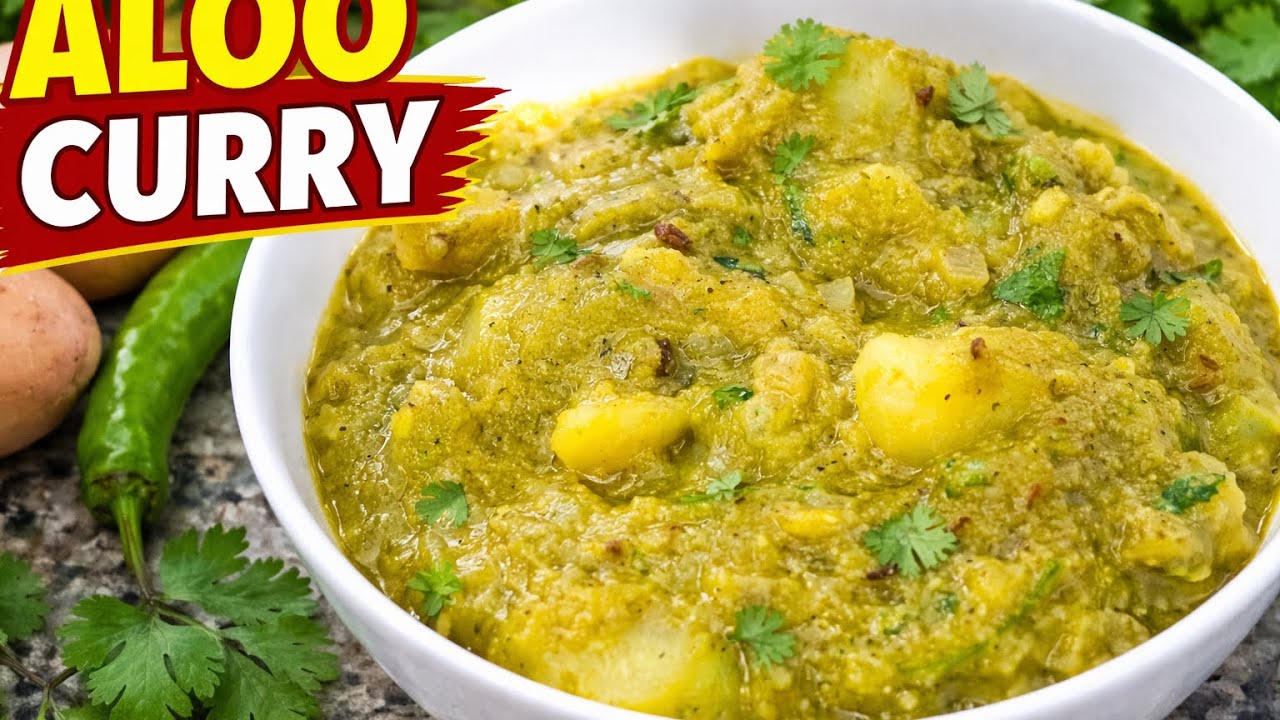 పచ్చికారంతో ఓసారి ఇలా ఆలు కర్రీ చేసి చూడండి చపాతీ, పూరీలకి సూపర్ టేస్టీగా ఉంటుంది 😋👌Aloo Curry 