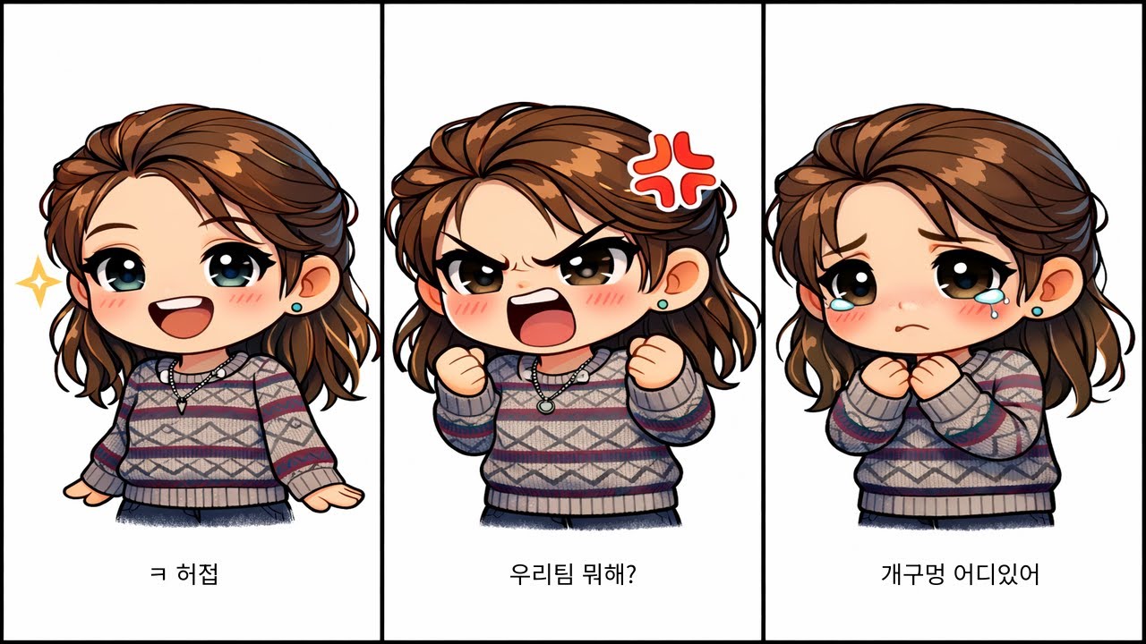 한판에 보는 생존자 심리 변화 ㅋㅋㅋ