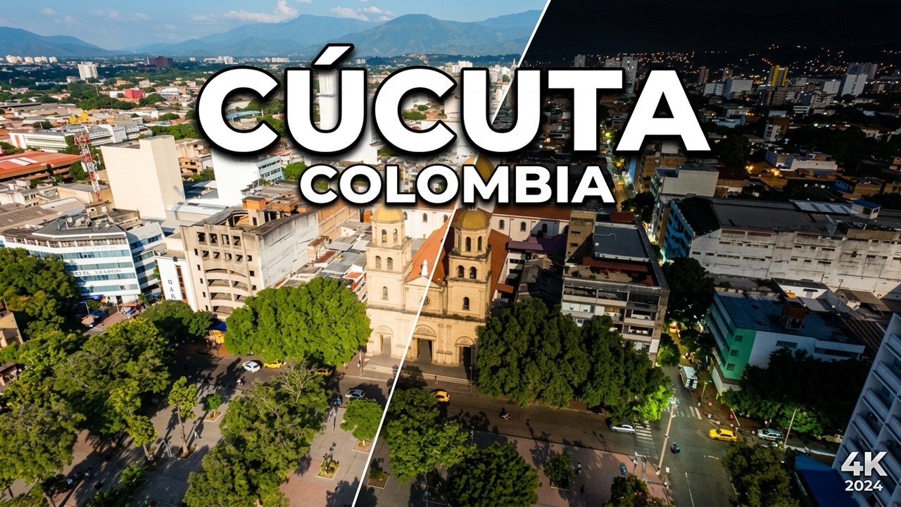Vuelo drone cúcuta nortedesantander colombia #2024 vuelo diurno y nocturno 4k