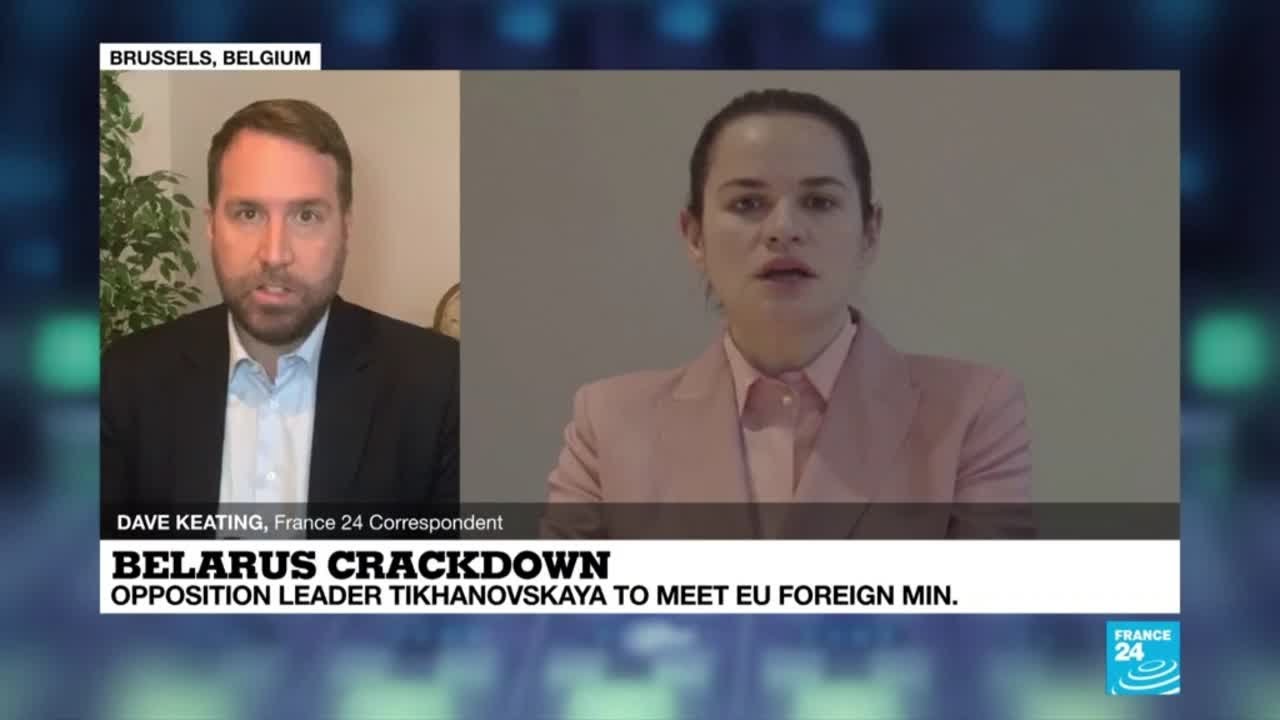Belarus crackdown: Opposition leader Tikhanovskaya to meet EU foreign ministers