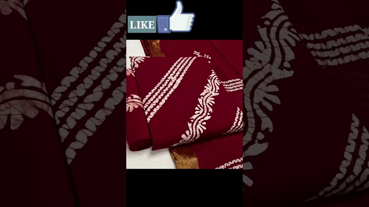 Wax Batik Cotton Dress Design||original wax Batik Suits #cotton #purecotton #batik #dressmaterials