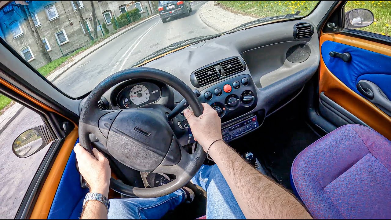 1999 Fiat Seicento [0.9 39 HP] | POV Test Drive #1194  Joe Black