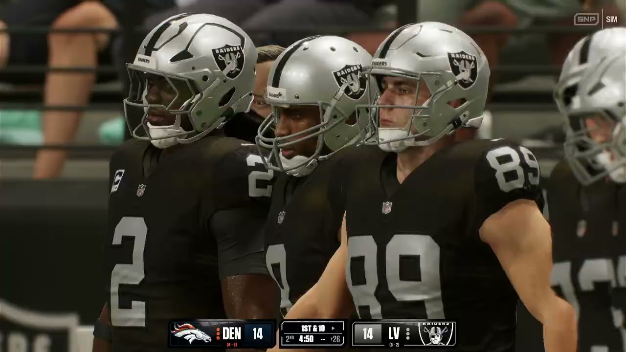 Year 5 Week 9 Raiders vs Broncos | Full Game Franchise Rebuild | Madden 26