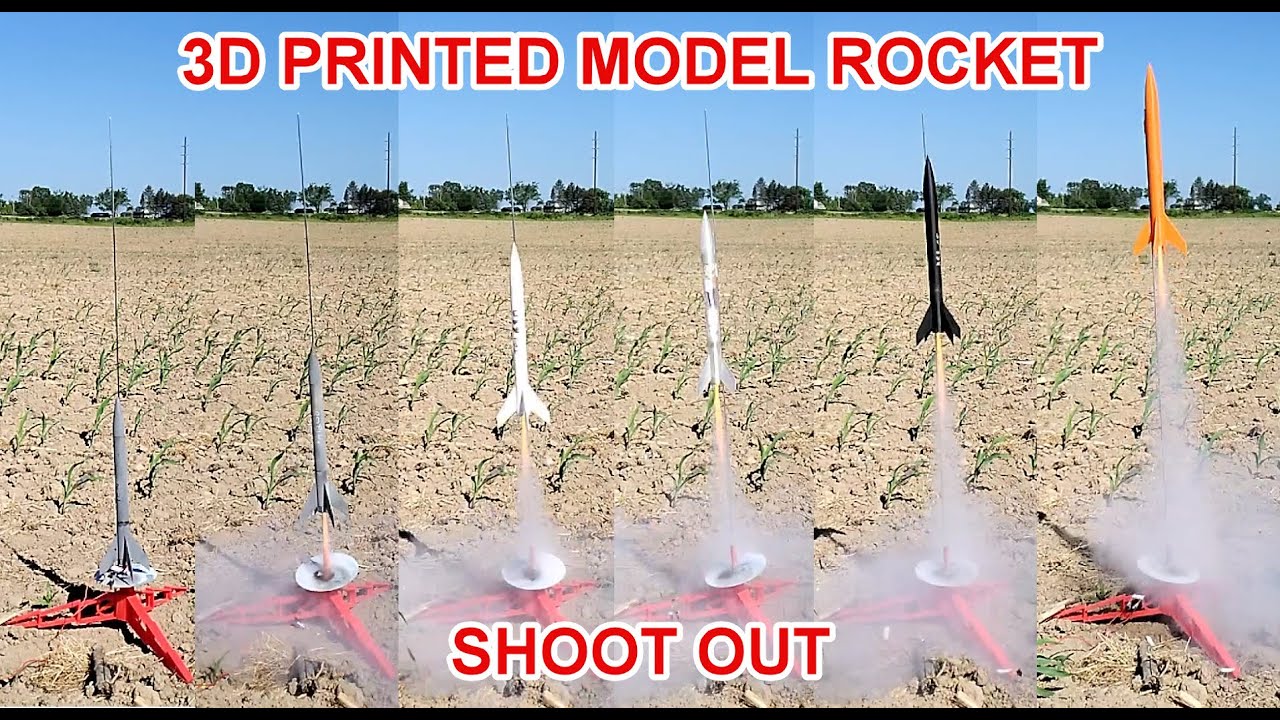 3D Printed Model Rocket Shootout