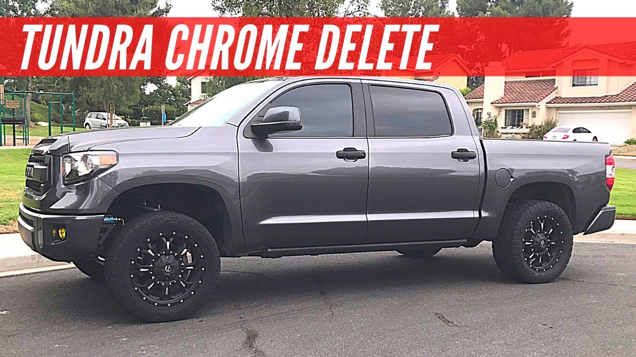 Tundra Chrome Delete - Grill, Headlights, Bumpers: Tundra Build Part 4