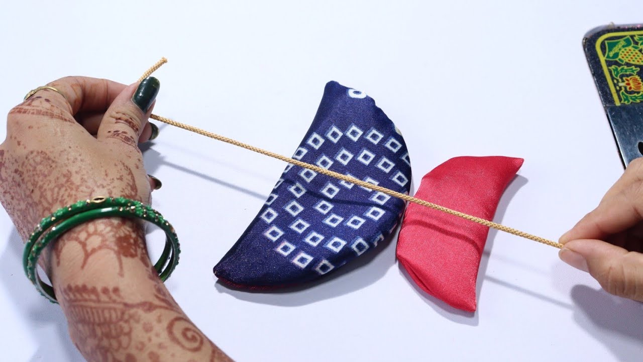 DIY butterfly 🦋 Latkans making at home /DIY Tassels for blouse /kapre ki latkan kaise bnay