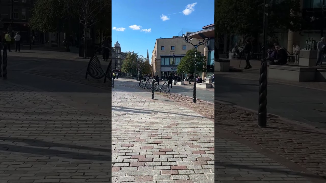 Dundee City Centre UK walking tour 
