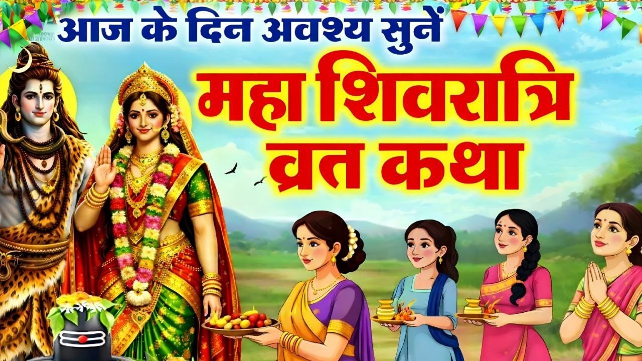Mahashivratri Vrat Katha 2026 ~ Mahashivratri Ki Kahani ~ महाशिवरात्रि व्रत कथा~ शिवरात्रि की कहानी