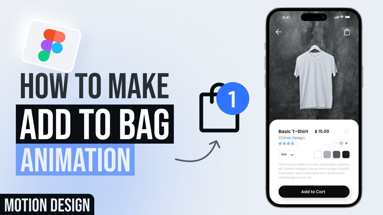 Add to Bag Animation | Figma Micro Interactions