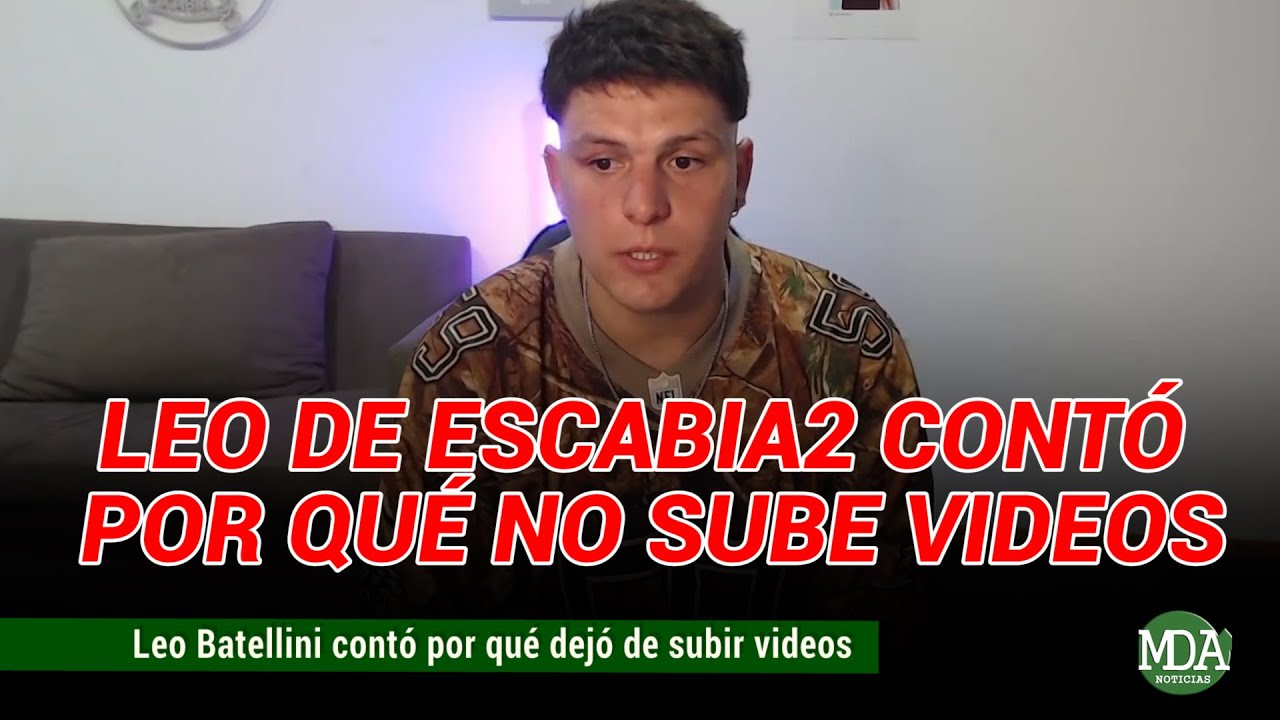 LEO BATTELINI contó POR QUÉ se ALEJÓ de ESCABIA2 y las REDES
