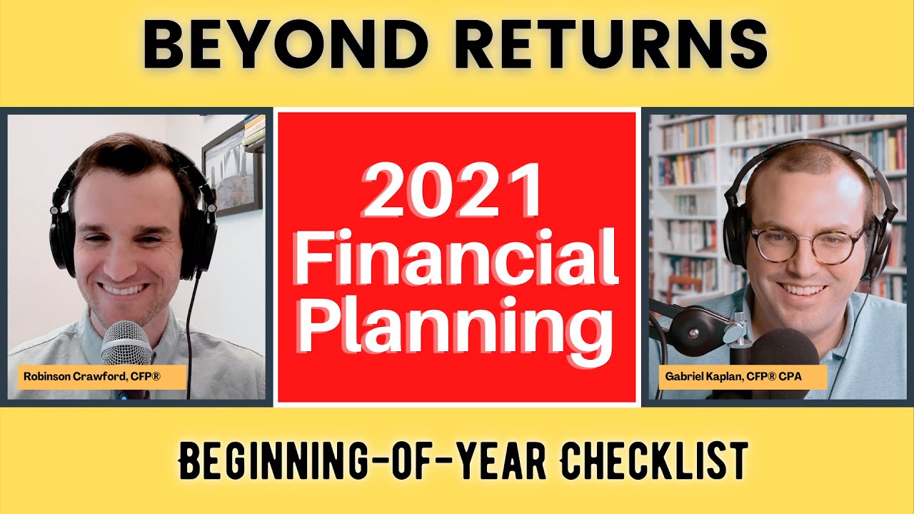 2021 Financial Planning Checklist (Beginning of Year)