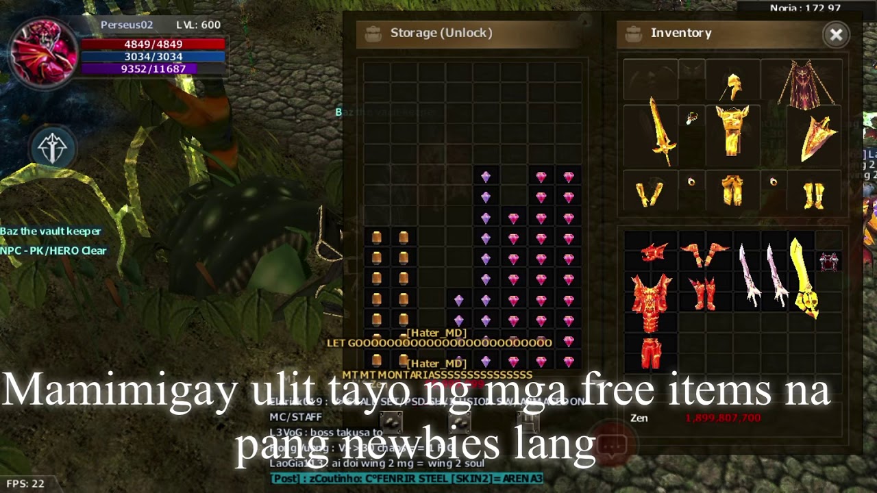 Muaway Free items for newbies