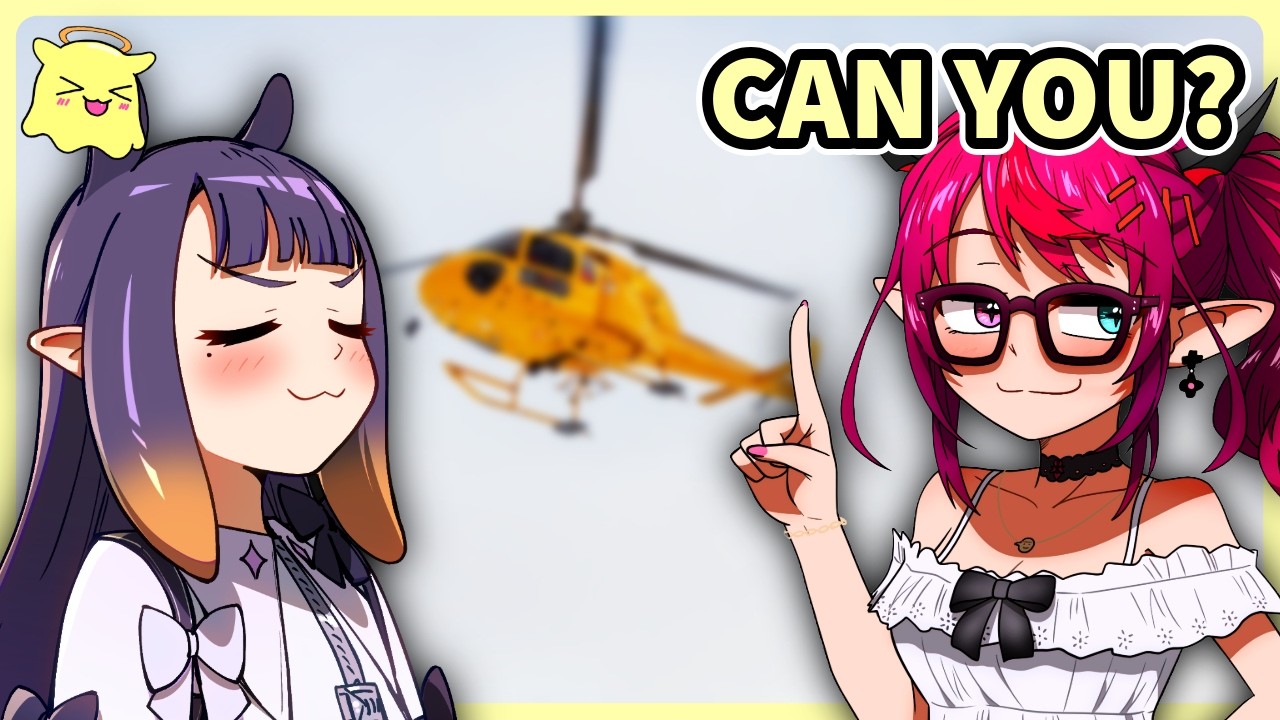 Takodachis Doubting Ina's Incredible Helicopter Driving Skill