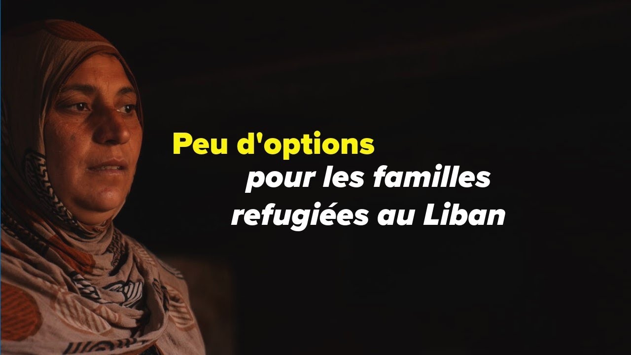 Des millions de réfugiés syriens au Liban s'enfoncent dans la pauvreté