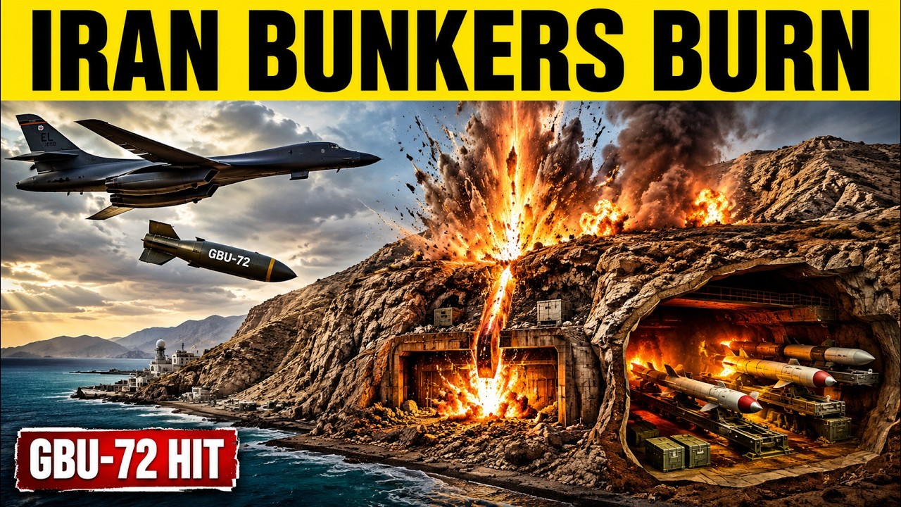 America's Newest Bunker Buster Just OBLITERATED Iran's Missile Bunkers