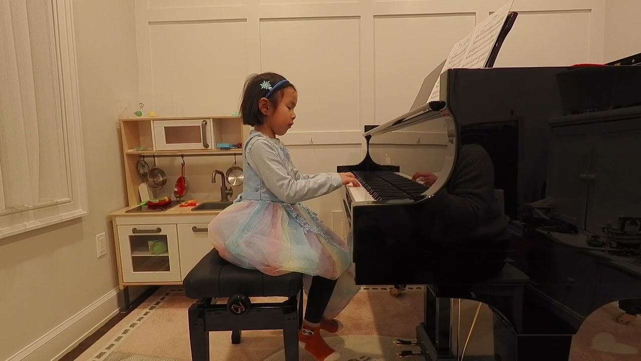 Evelyn Wu playing Bach’s  No. 1 Minuet in G Major