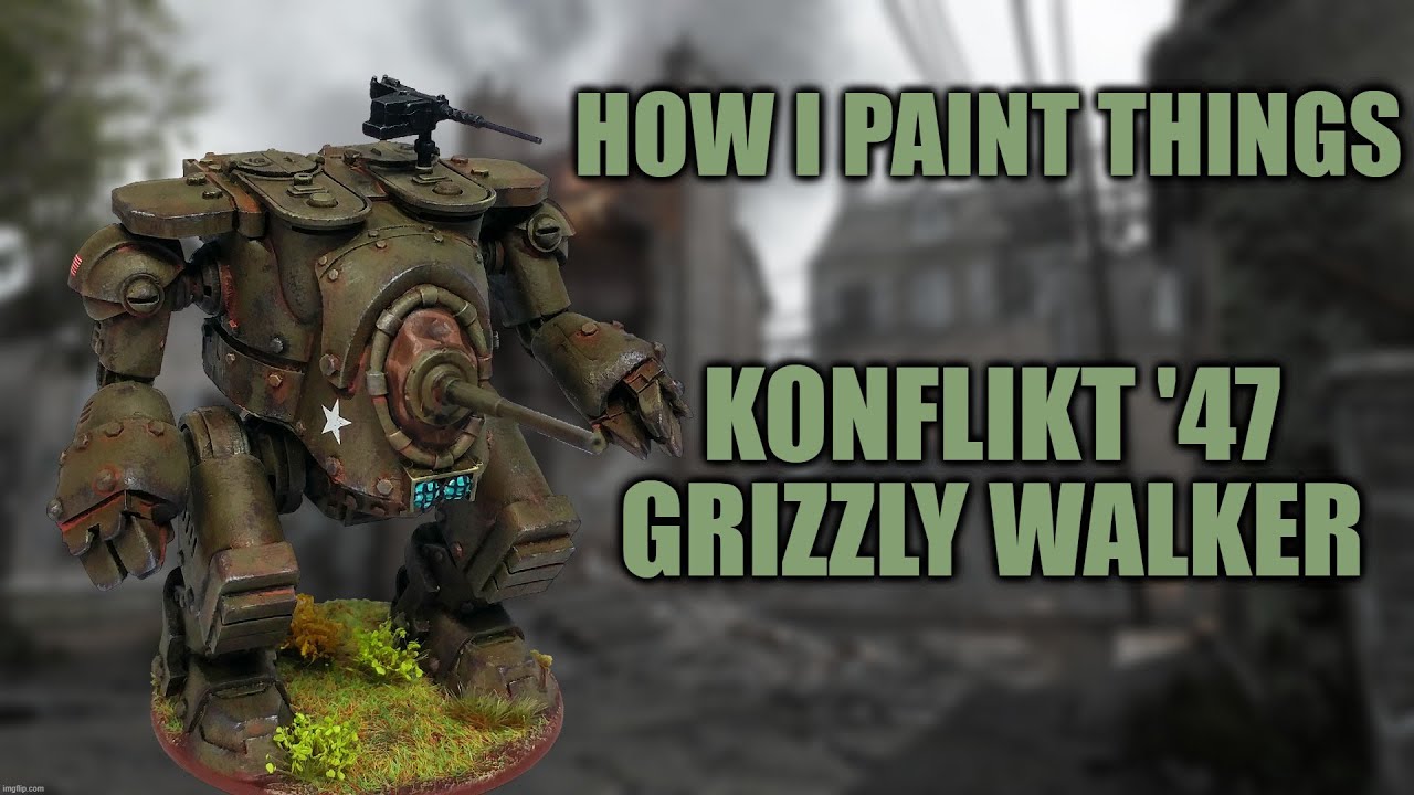 Painting the M8 Grizzly from Konflikt '47 [How I Paint Things]