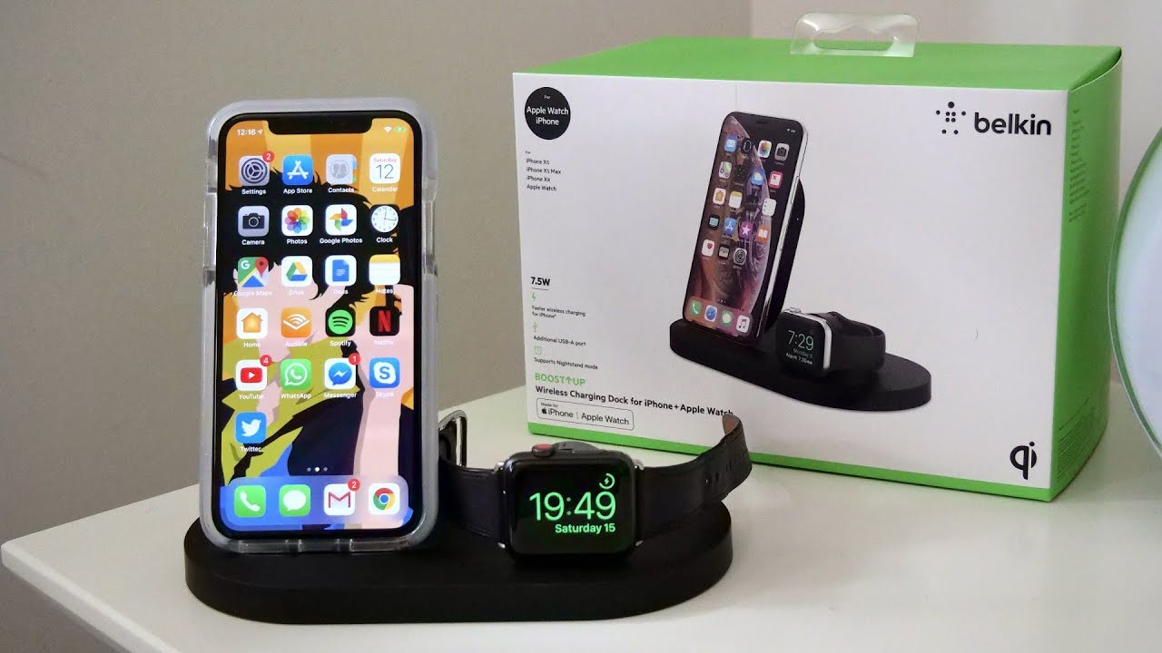 Belkin BoostUp Wireless Charging Dock (iPhone/Apple Watch) | AirPower Alternative