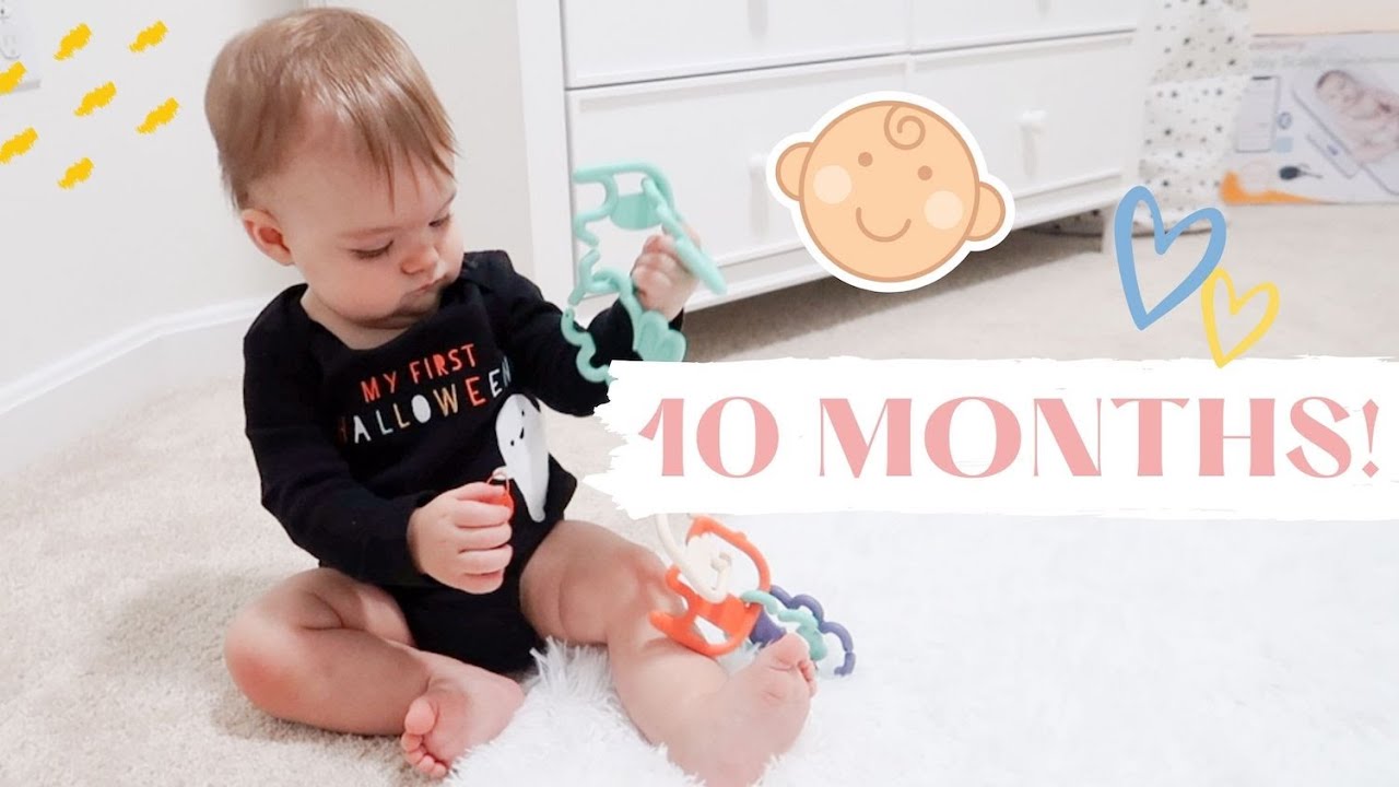 10 MONTH BABY UPDATE | update on jackson's weight, what he's been eating, sleep + milestones!