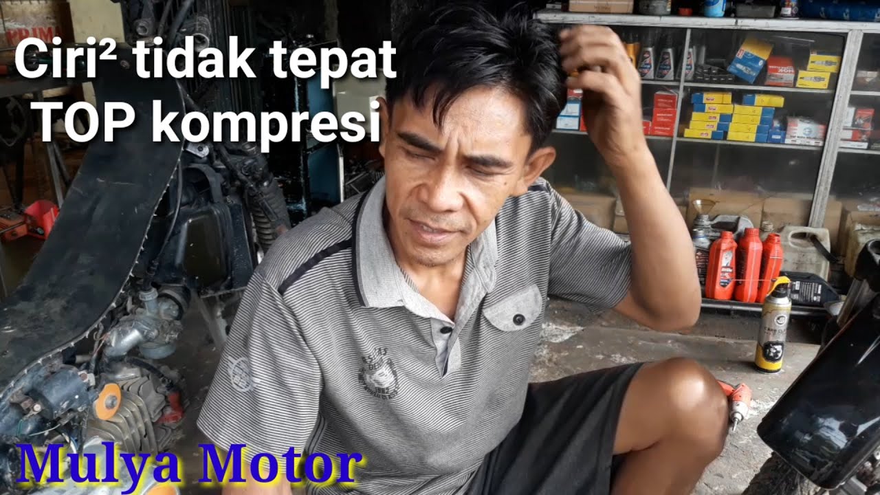 Ciri² dan penyelesaian motor cina, grand supra100cc tidak tepat top temeng.