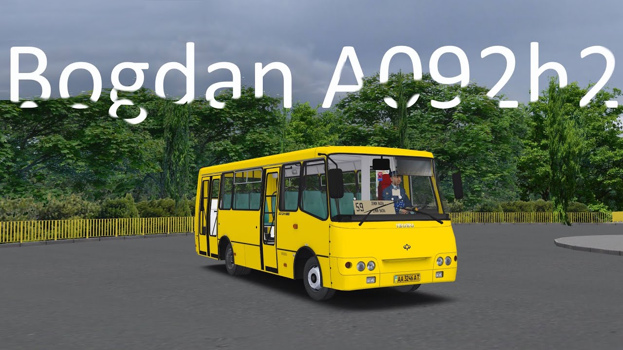 OMSI 2 – Bogdan A092 h2 (WIP) | Test - покатушки