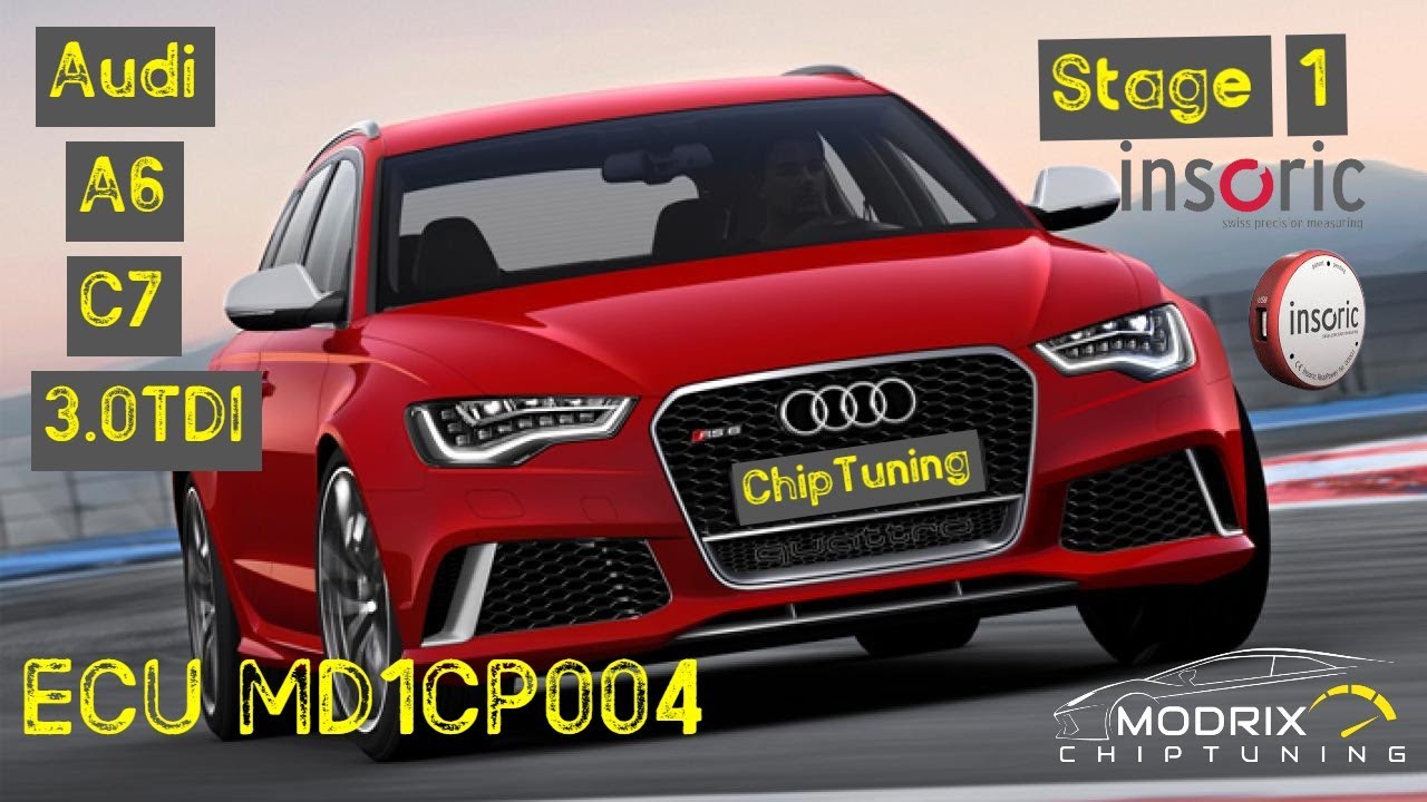✅ Audi A6 C7 3.0 TDI 218Hp ChipTuning Dyno tested Stage 1 ECU MD1CP004 Remap