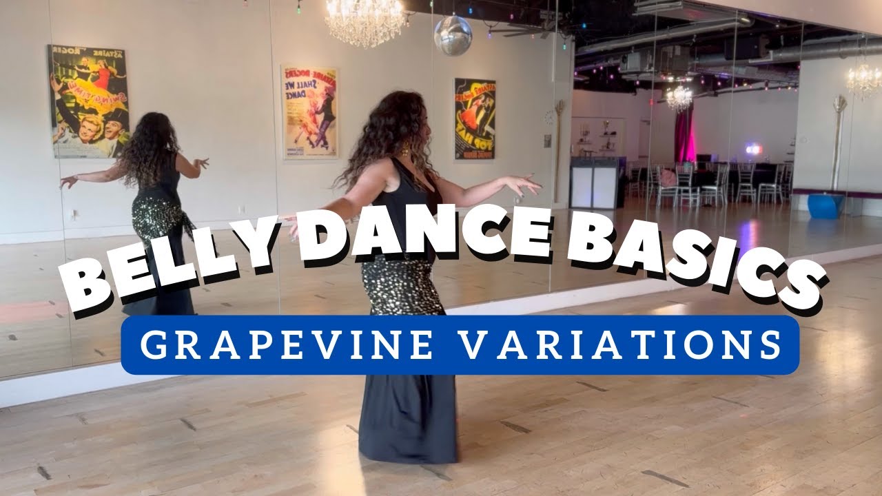 Belly Dance Basics Tutorial: Belly Dance Grape Vine #bellydance #Bellydancer #grapevine