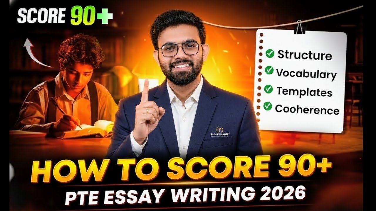 PTE Essay Writing Tips 2026 | How to Score 90 in PTE Academic Essay | PTE Exam Pattern 