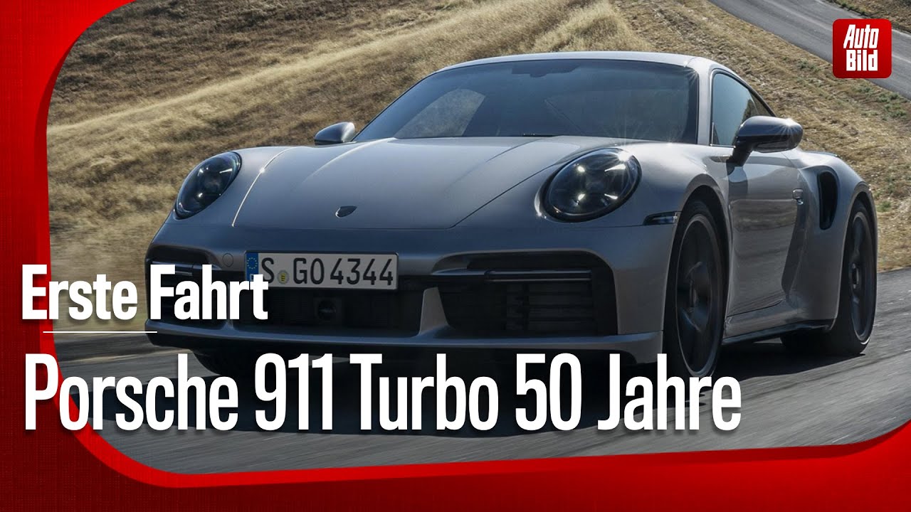 Porsche 911 Turbo | Jubiläumsmodell zum 50. Geburtstag | Erste Fahrt mit Thomas Geiger