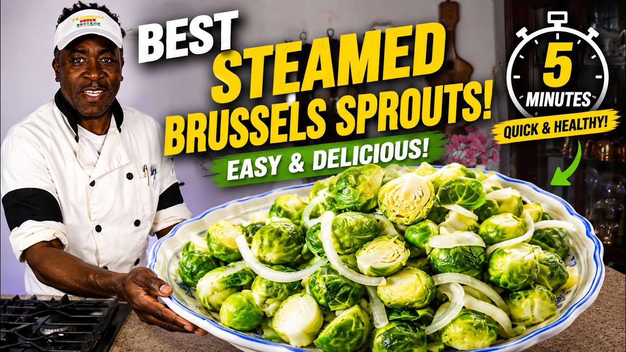 Steamed Brussels Sprouts - Chef Shrimpy