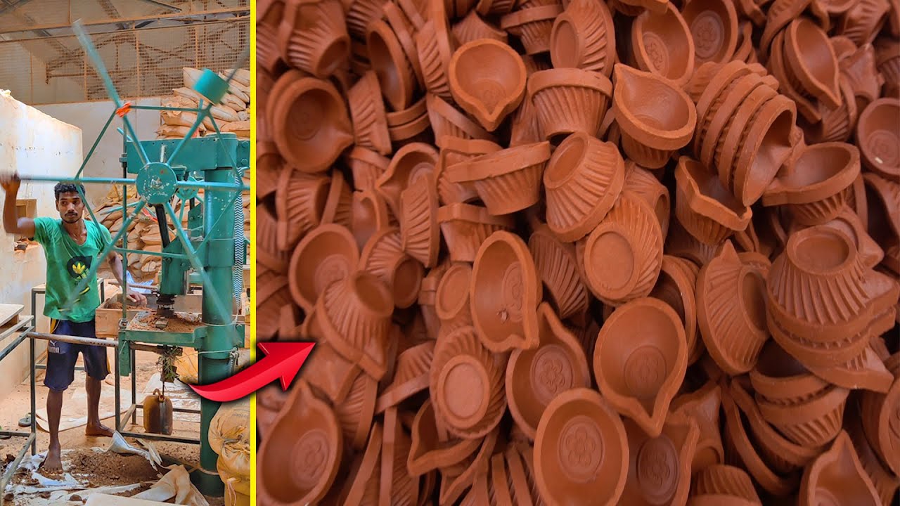 How Diwali Lamps are made? | Primitive Machines | Factory Explorer