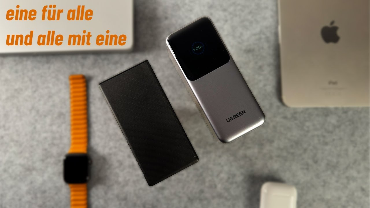die leichte und die starke Powerbank (feat. Nitecore Carbo 10000 & Ugreen NEXODE 20000)