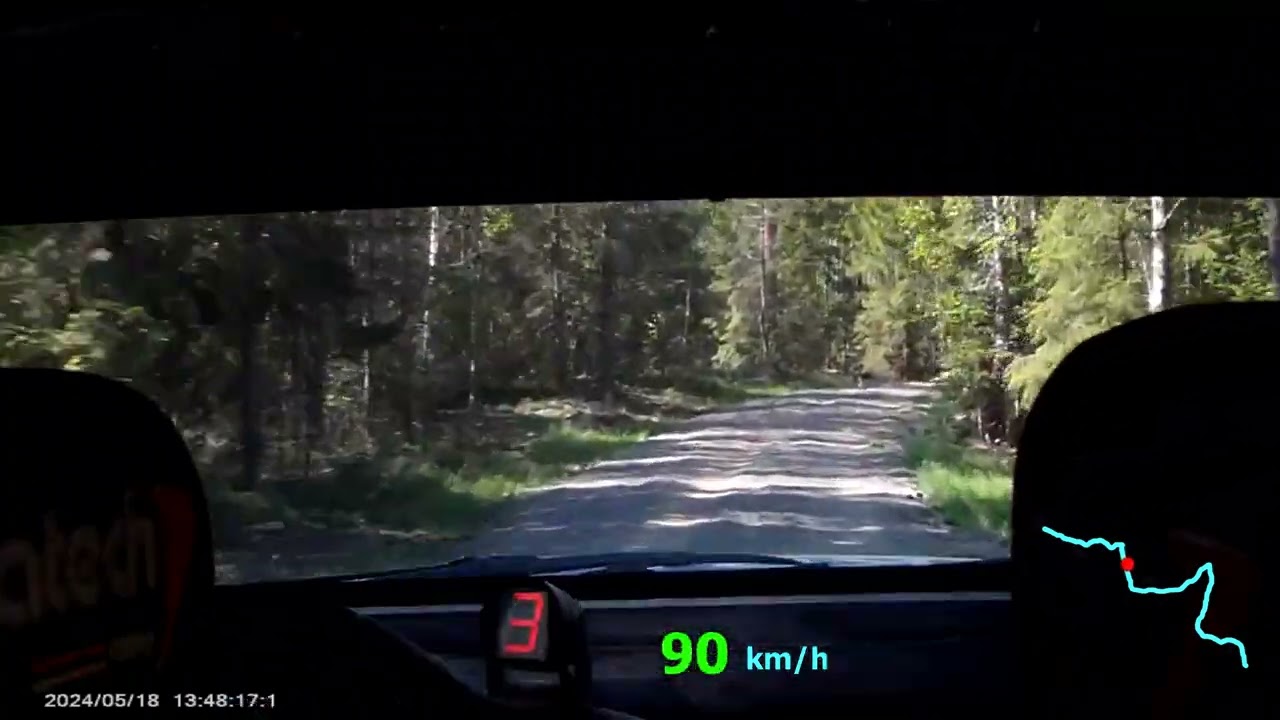 Zabra Rallyt 2024 ss3, David Lindström