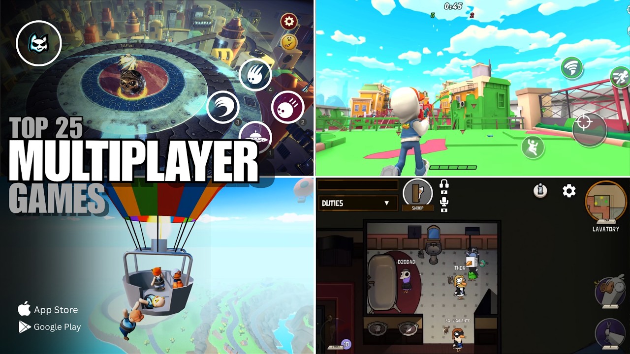 Топ-25 безумных мультиплеерных игр для Android и iOS