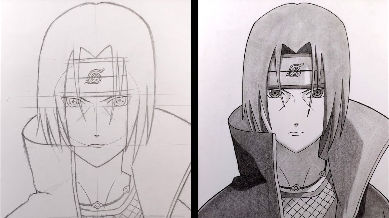 Как нарисовать Itachi Uchiha - Naruto