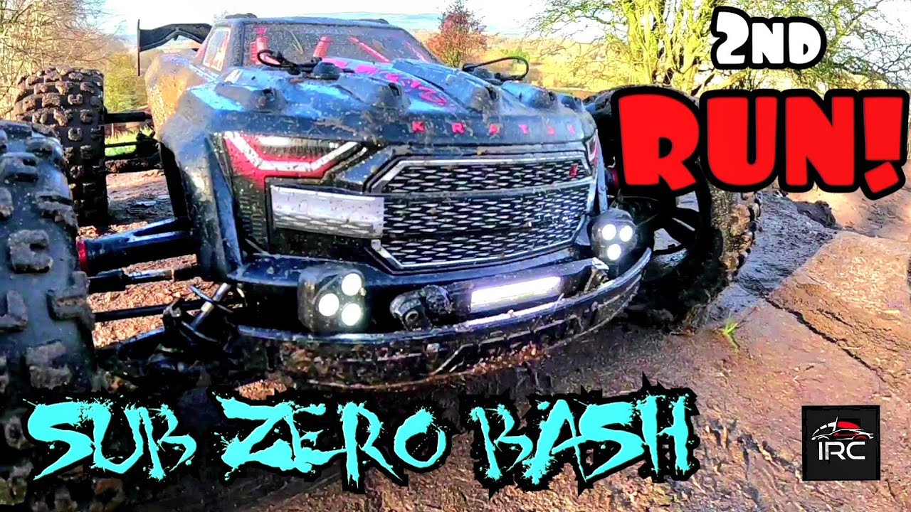 2nd RUN!💥 2-DAY DIRT TRACK SESSION! 😱 Arrma KRATON 8S EXB V2 RTR setup🚀✈💥 Will it survive at -4°C??🥶